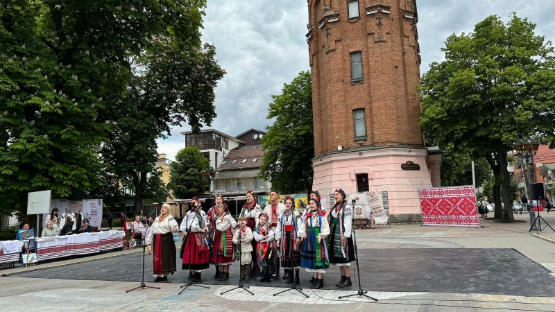 У центрі Вінниці відбувся флеш-моб до Дня вишиванки (Фоторепортаж)