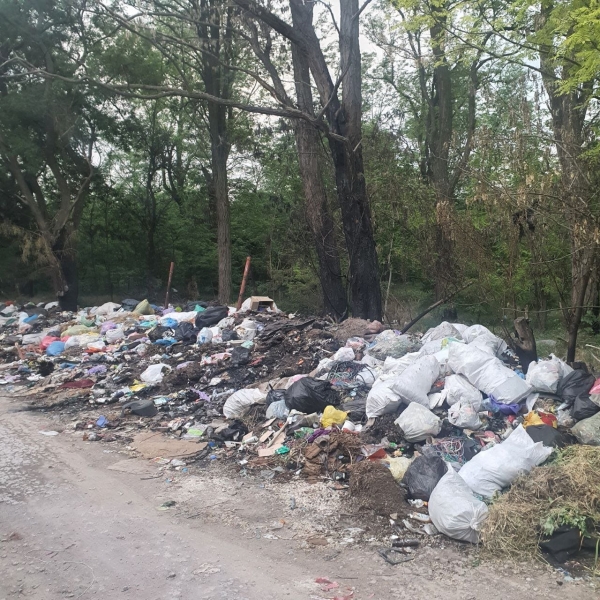 У Запорізькому районі Держекоінспекція виявила несанкціоноване сміттєзвалище