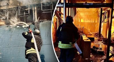 РФ вдарила по "Епіцентру" і будинках на Херсонщині: спалахнули масштабні пожежі