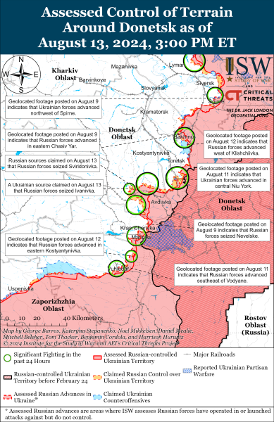 ЗСУ відновили позиції біля Сіверська і просунулися в Запорізької області