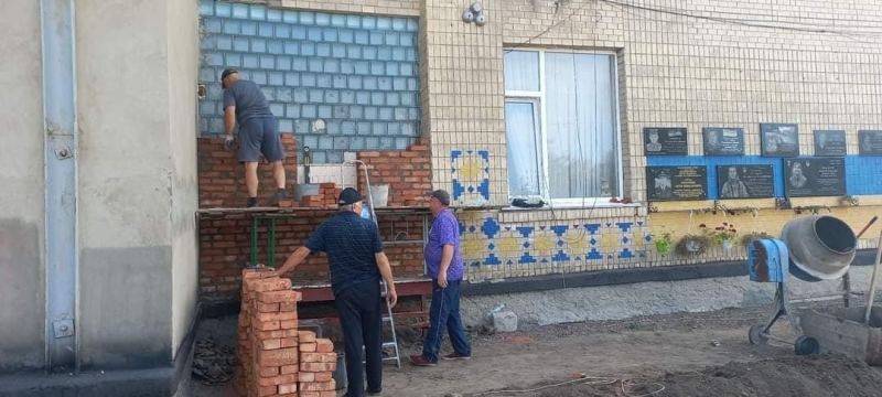 У Липовці продовжили облаштовувати ліцей в рамках конкурсу «Твори добро»