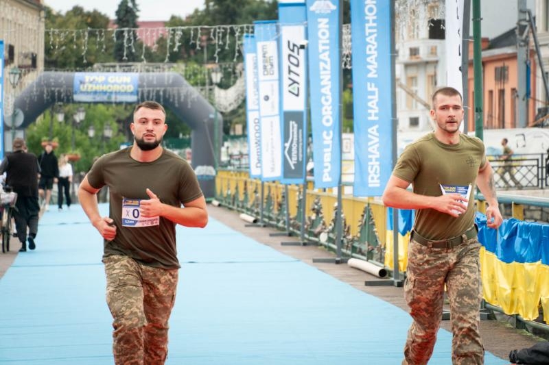 В Ужгороді сьогодні провели благодійний забіг на підтримку підрозділів Повітряних сил ЗСУ