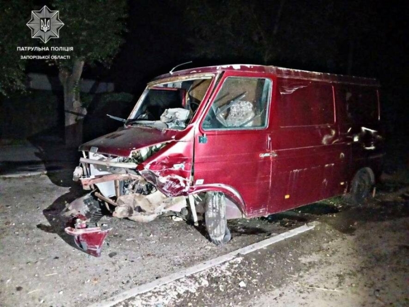 У Запоріжжі під час комендантської години пʼяний водій скоїв ДТП