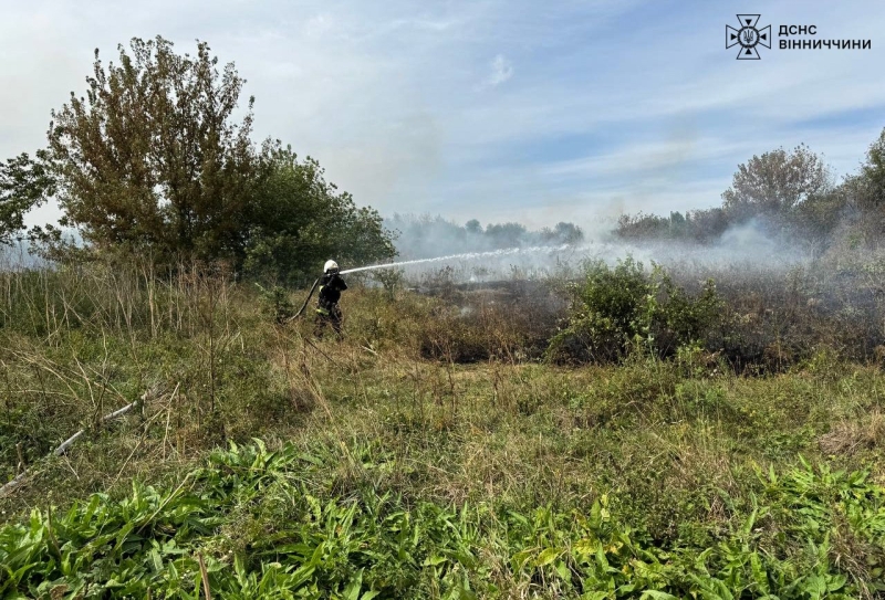 У Вінницькій області сталося 18 пожеж, в одній з них загинув чоловік