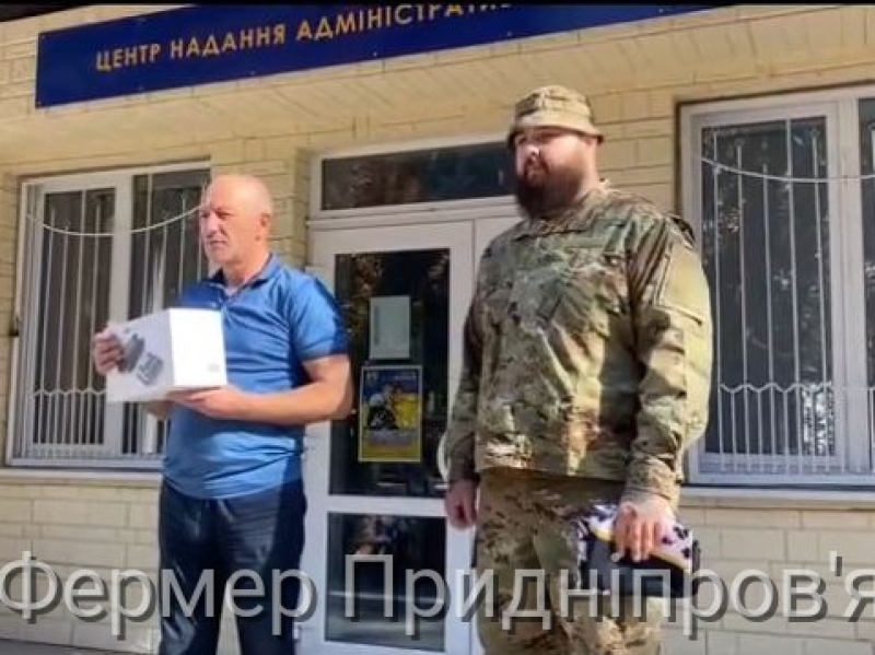 Софіївська громада придбала квадрокоптер на потреби військових